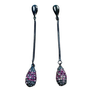 Chico's Pink ‎ White Drop Earrings Earrings